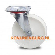 ZWENKWIEL Ø100 WIT NYLON PA6 RO