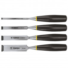 HOUT BEITELSET 6-12-18-24MM, CRV STAAL