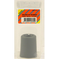 DEURSTOP RUBBER GRIJS 50MM IN BLISTER