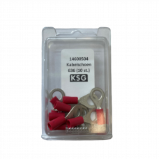 KABELSCHOEN BLISTER 636 (10) OOG 6.4 MM