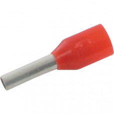 ADEREINDHULS GEISOLEERD ROOD 1.0 MM²