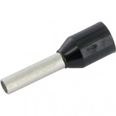 ADEREINDHULS GEISOLEERD ZWART 1.5MM²