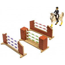 KIDSGLOBE FARMING HINDERNISSEN VOOR PAARDEN (3X) 1:24 KIDSGLOBE FARMING HINDERNISSEN VOOR PAARDEN (3X) 1:24