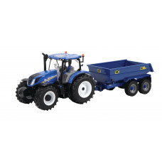 NEW HOLLAND T6 + NC TRAILER 1:32 NEW HOLLAND T6 + NC TRAILER 1:32