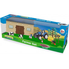 NEW HOLLAND BOERDERIJSET MET KOEIEN 1:32 NEW HOLLAND BOERDERIJSET MET KOEIEN 1:32