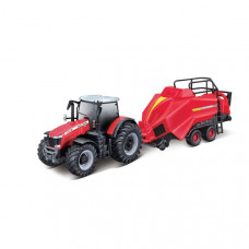 MASSEY FERGUSON 8740S MET BALENPERS MASSEY FERGUSON 8740S MET BALENPERS
