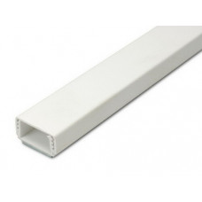 KLIKLIJST 20X10/15 WIT+TAPE 2 METER RAL9010