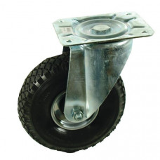 ZWENKWIEL MET LUCHTBAND: Ø260X85MM, FLENSPLAAT: 200X160MM BELASTING: 180KG, RO-CARR