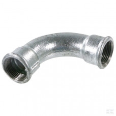 BOCHT 90° BI/BI VERZINKT 1 1/4"