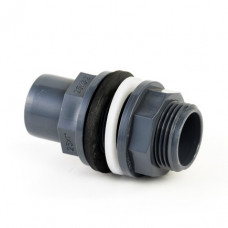 VDL TANKDOORVOER, PVC-U, INW LIJM X BU.DR., 40 MM X 1¾" VDL TANKDOORVOER, PVC-U, INW LIJM X BU.DR., 40 MM X 1¾"
