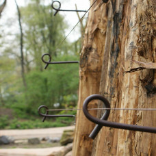 GALLAGHER AFSTANDISOLATOR KRULSTAART HOUT 17,5CM TERRA (10STUKS)