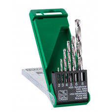 6 DELIGE CASSETTE HSS-G DIN 338 BOREN 6 DELIGE CASSETTE HSS-G DIN 338 BOREN