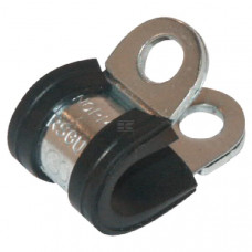 LEIDINGKLEM 8 MM RVS MET RUBBEREN INLEG