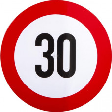 AANDUIDINGSBORD STICKER 30 KM/H