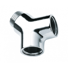BONFIX Y-STUK 1/2" X 1/2" X 1/2" VERCHROOMD 1ST BONFIX Y-STUK 1/2" X 1/2" X 1/2" VERCHROOMD 1ST