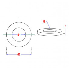 SLUITRING 140HV DIN 9021 M24 ZN SLUITRING 140HV DIN 9021 M24 ZN