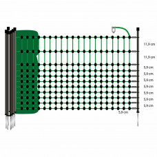 KONIJNEN-/HOBBYNET, GROEN 65/1-9/Z-25M