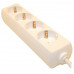 TAFELCONTACTDOOS V + RA 1,5 METER 3X1.0MM² WIT