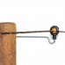 GALLAGHER XDI AFSTANDSCHROEF-RINGISOLATOR HOUT GEBOGEN 18CM (100 STUKS)