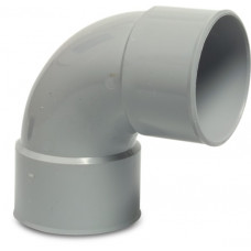 BOCHT 87° PVC-U 100 MM LIJMMOF GRIJS KOMO BOCHT 87° PVC-U 100 MM LIJMMOF GRIJS KOMO