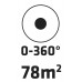 VERTO BOOGVRIJE SPOEIER 706M2, VARIABLE CIRKEL 0-360GRADEN