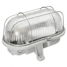BULLEYE 20CM E27 GLAS + STALEN KORF IP44 GRIJS BULLEYE 20CM E27 GLAS + STALEN KORF IP44 GRIJS