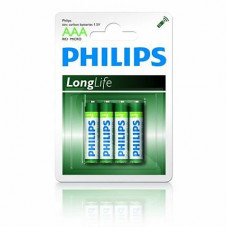 PHILIPS LONGLIFE 4 X AAA 1.5V PHILIPS LONGLIFE 4 X AAA 1.5V