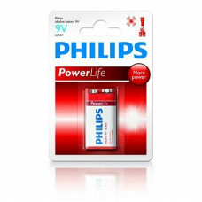 PHILIPS POWERALKALINE 1 X 9V 6LR61 PHILIPS POWERALKALINE 1 X 9V 6LR61