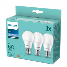 LED BULB 8-60W E27 A60 865 ND FR(3-PACK) LED BULB 8-60W E27 A60 865 ND FR(3-PACK)