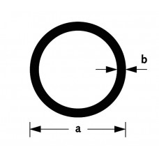 BUIS ROND ALUMINIUM ZILVER GEANODISEERD 12X1MM 100CM BUIS ROND ALUMINIUM ZILVER GEANODISEERD 12X1MM 100CM
