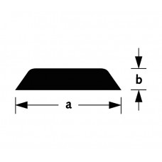 AFDEKPROFIEL A25 ALUMINIUM BRUTE 25X4MM 100CM AFDEKPROFIEL A25 ALUMINIUM BRUTE 25X4MM 100CM
