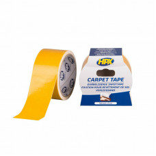 DUBBELZIJDIG TAPIJTTAPE -WIT- 50MM X 5M.