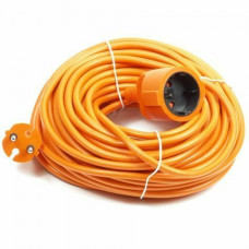 VERLENGSNOER / TUINSNOER ORANJE -20METER -MM-