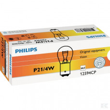 GLOEILAMP CONVENTIONEEL P21/4W 12V 4W/21W BAZ15D PHILIPS GLOEILAMP CONVENTIONEEL P21/4W 12V 4W/21W BAZ15D PHILIPS