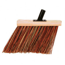 GOOTBEZEM 28CM, BAHIA/STALKS MET STEELHOUDER, FSC 100% GOOTBEZEM 28CM, BAHIA/STALKS MET STEELHOUDER, FSC 100%