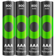 GP OPLAADBAAR RECYKO+ PRO 4 X AAA 800MAH 1.2V GP OPLAADBAAR RECYKO+ PRO 4 X AAA 800MAH 1.2V