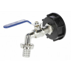 KOGELKRAAN M.TULE 3/4" OP DOP VOOR IBC CONTAINER KOGELKRAAN M.TULE 3/4" OP DOP VOOR IBC CONTAINER