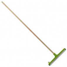 TERRASBEZEM - VLOERTREKKER - MULTIFUNCTIONEEL - HOUTEN STEEL - 140 CM TERRASBEZEM - VLOERTREKKER - MULTIFUNCTIONEEL - HOUTEN STEEL - 140 CM