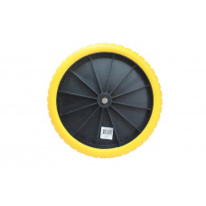 NOOIT MEER LEK PU-WIEL -MM- 4.00X8 -ZONDER AS, ASGAT 20MM