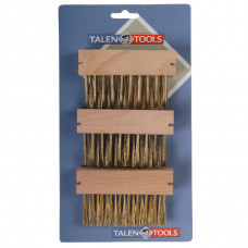 ONKRUIDBORSTELS - 3 STUKS - VOOR HOUDER - ZONDER STEEL