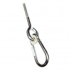 SCHOMMELHAAK MET SCHROEFDRAAD 220 MM VERZINKT