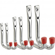 SET VERSCHILLENDE WANDHAKEN 6-DELIG SET VERSCHILLENDE WANDHAKEN 6-DELIG