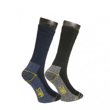 SOK STAPPYELLOW, -ALL-ROUND-WORKER, á 2PR, MARINE- 39/42 SOK STAPPYELLOW, -ALL-ROUND-WORKER, á 2PR, MARINE- 39/42