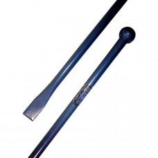 STOOTIJZER ROND, 120CM, KNOP EN BEITEL, *DEWIT*