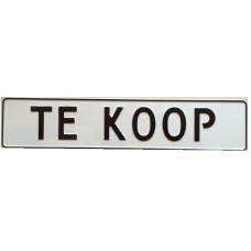 TE KOOP PLAAT TE KOOP PLAAT