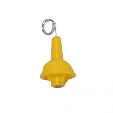 PULSARA TOPISOLATOR GEEL MET PIGGY BACK VOOR VEERSTALEN PAAL (50 STUKS)