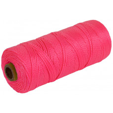UITZETKOORD - STRATENMAKERSTOUW - ROZE - DIA 1,5 MM - 200 METER UITZETKOORD - STRATENMAKERSTOUW - ROZE - DIA 1,5 MM - 200 METER