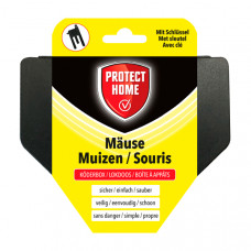 VOERDOOS MUIZEN PLASTIC + SLEUTEL -PROTECT HOME- VOERDOOS MUIZEN PLASTIC + SLEUTEL -PROTECT HOME-