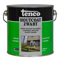 TENCO HOUTCOAT ZWART 2,5LTR !