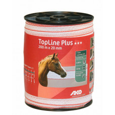 AKO TOPLINE PLUS SCHRIKLINT WIT/ROOD 2CM-200M AKO TOPLINE PLUS SCHRIKLINT WIT/ROOD 2CM-200M
